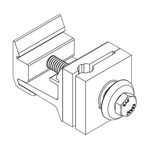 SnapNrack 242-01128 Ultra Rail Hanger Bolt Clamp