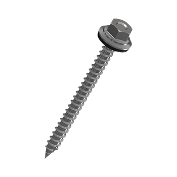 SnapNrack 242-02175 #14x2.75-inch Stainless Steel Sealing Washer Wood Screw