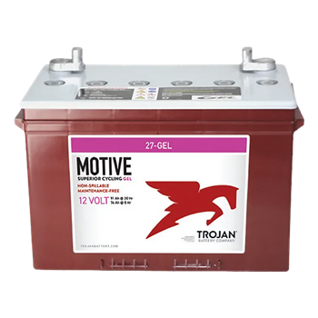 Trojan Motive 27-GEL 91Ah 12VDC Group 27 Deep-Cycle Gel Battery