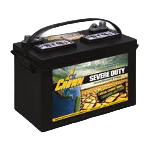 Crown 27SDC 105Ah 12VDC Severe Duty Commercial Deep Cycle Flooded Lead Acid Battery