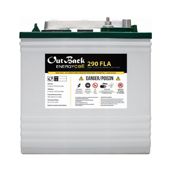 OutBack Power EnergyCell 290FLA 290Ah 6VDC Flooded Lead Acid Battery