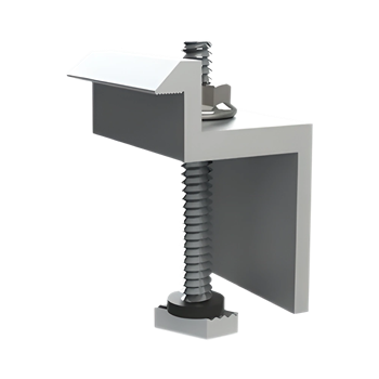 UNIRAC SolarMount 302021C Integrated Bonding End Clamp For 30 - 32 mm Module Frames (Size B) w/ Clear Anodized Finish