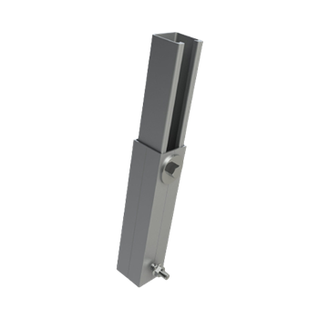 UNIRAC SolarMount 307107M 12-inch Adjustable Tilt Leg w/ Clear Anodized Finish (Box Of 20 Units)