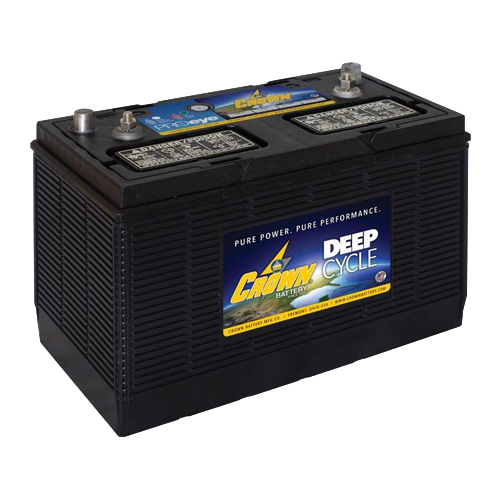 Crown 31HDC 130Ah 12VDC Heavy Duty Commercial  Deep Cycle Flooded Lead Acid Battery