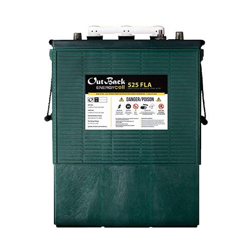 OutBack Power EnergyCell 525FLA 525Ah 6VDC Flooded Lead Acid Battery