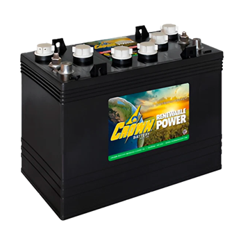 Crown 6CRP1000 1kAh 6VDC Deep Cycle Flooded Lead Acid Battery