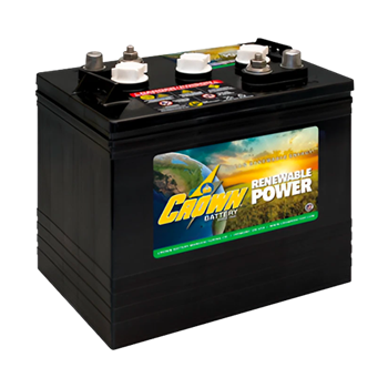 Crown 6CRP235 235Ah 6VDC Deep Cycle Flooded Lead Acid Battery