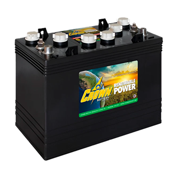 Crown 6CRP2500 2.5kAh 6VDC Deep Cycle Flooded Lead Acid Battery