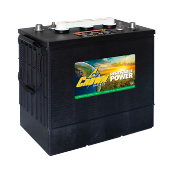 Crown 6CRP350 350Ah 6VDC Deep Cycle Flooded Lead Acid Battery