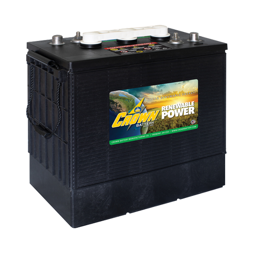 Crown 6CRP390 390Ah 6VDC Deep Cycle Flooded Lead Acid Battery