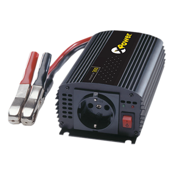 Xantrex XPower 851-0312R 300Watt 12VDC 230VAC Modified Sine Wave Inverter w/ Schuko Outlet, DC Lighter Plug & Cable Clamps (International)