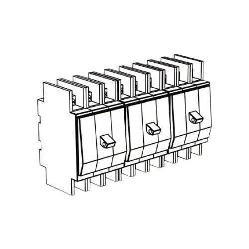 Schneider Electric 865-1315-01 60 Amp 120/208VAC Conext Triple-Pole Three Phase Circuit Breaker Kit For Power Distribution Panel