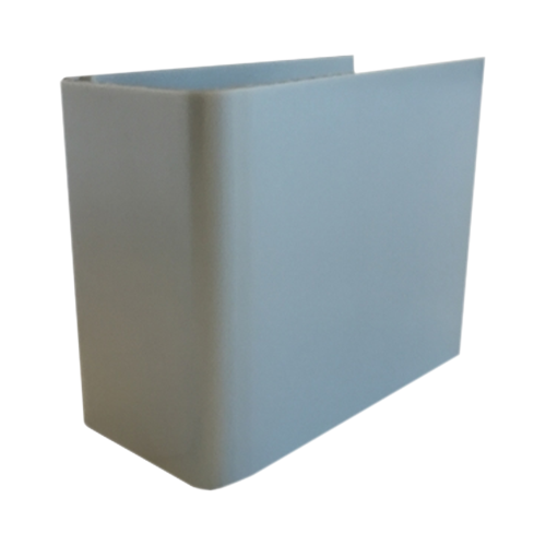 ProSolar RoofTrac A-ENDCAPXD-24-BULK 3-inch Extra Deep Rail End Cap w/ Clear Anodized Finish(Box of 24 Units)