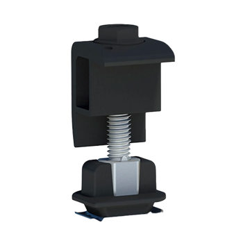 IronRidge Aire Series AE-END-01-B1-US 30mm-40mm Lock End w/ Anodized Black Finish