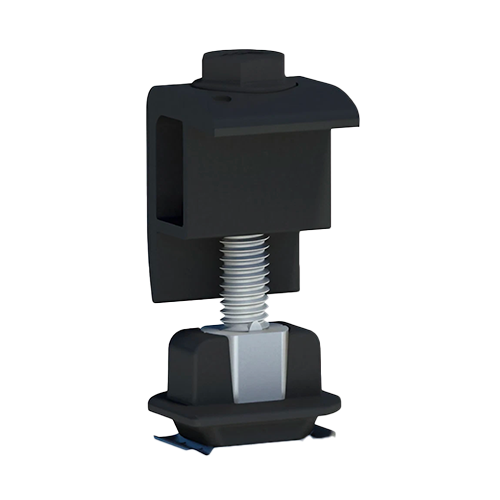 IronRidge Aire Series AE-END-01-B1-US 30mm-40mm Lock End w/ Anodized Black Finish