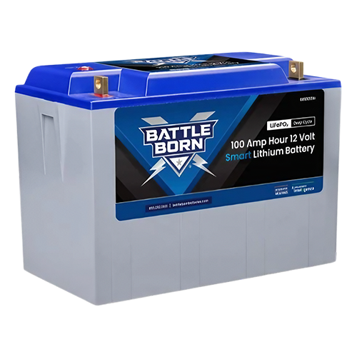 Battle Born BB10012IH 100Ah 12VDC Smart Deep Cycle Lithium Iron Phosphate (LiFePO4) Battery w/ Internal Heating Solution