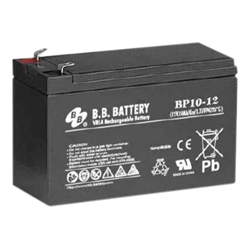 B.B. Battery BP Series BP10-12 10Ah 12VDC VRLA Rechargeable AGM Battery