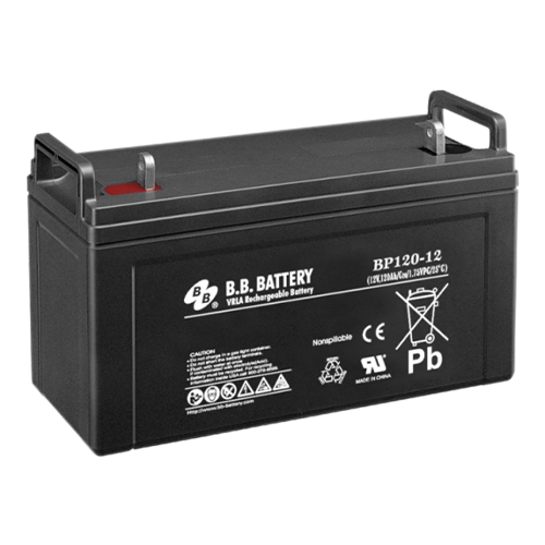 B.B. Battery BP Series BP120-12 120Ah 12VDC VRLA Rechargeable AGM Battery