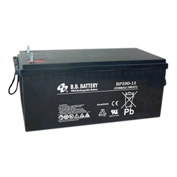 B.B. Battery BP Series BP200-12 200Ah 12VDC VRLA Rechargeable AGM Battery