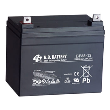 B.B. Battery BP Series BP35-12 35Ah 12VDC VRLA Rechargeable AGM Battery