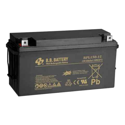 B.B. Battery BPL Series BPL150-12 150Ah 12VDC VRLA Rechargeable AGM Battery