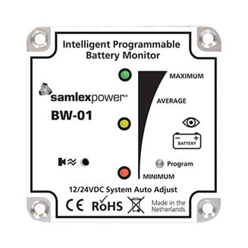 Samlex BW-01 12/24VDC Programmable Single Battery Monitor