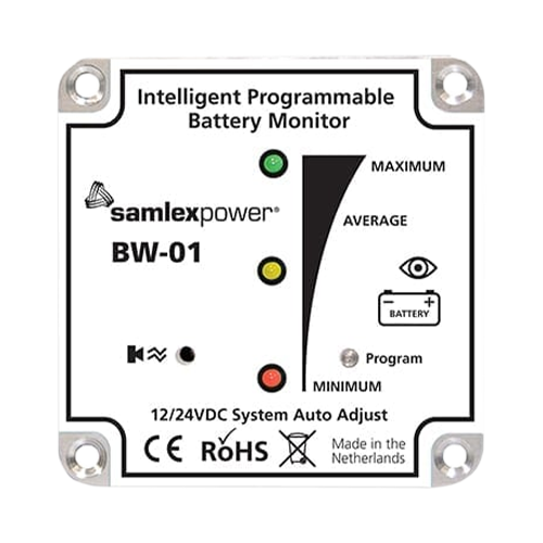 Samlex BW-01 12/24VDC Programmable Single Battery Monitor