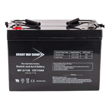 Bright Way Group BW-121100-NB 110Ah 12VDC AGM Sealed Lead Acid Battery