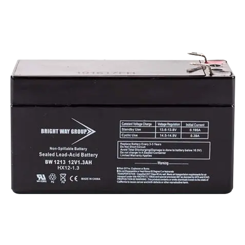 Bright Way Group BW-1280-F1 8Ah 12VDC AGM Sealed Lead Acid Battery