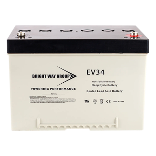 Bright Way Group BW-EV34-Group34 70Ah 12VDC AGM Sealed Lead Acid Battery