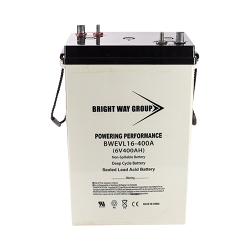 Bright Way Group BW-EVL16-400A 400Ah 6VDC AGM Sealed Lead Acid Battery