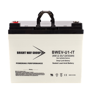 Bright Way Group BW-EVU1-IT 35Ah 12VDC AGM Sealed Lead Acid Battery