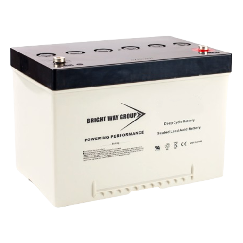Bright Way Group BWEV34R 65Ah 12VDC AGM Sealed Lead Acid Battery w/ Right Positive Terminal