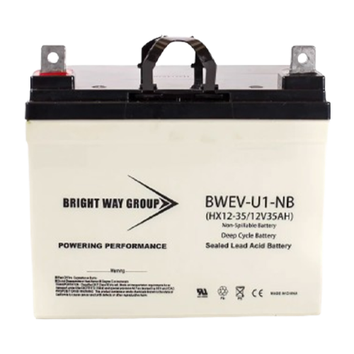 Bright Way Group BWEVU1-NB 35Ah 12VDC AGM Sealed Lead Acid Battery