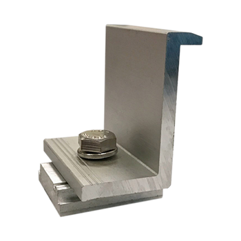 ProSolar RoofTrac C1180EC-24-BULK End Clamp For 1.175 - 1.200-inch Thick Module w/ Clear Anodized Finish (Box of 24 Units)