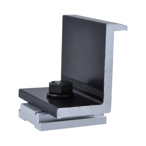 ProSolar RoofTrac C1810EC-24B End Clamp For 1.805 - 1.830-inch Thick Modules w/ Black Anodized Finish