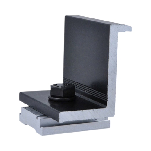 ProSolar RoofTrac C1810EC-24B-BULK End Clamp For 1.805 - 1.830-inch Thick Modules w/ Black Anodized Finish (Box of 24 Units)