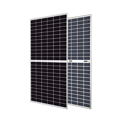 Canadian Solar BiHiKu CS3W-450MB-AG-PORTRAIT 450Watt 144 1/2 Cells Bifacial Clear Monocrystalline 30mm Silver Frame Solar Panel