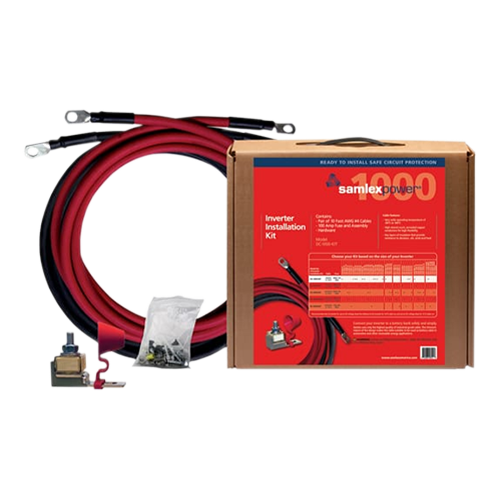 Samlex DC-1000-KIT 1kW Inverter Installation Kit w/ 10ft Heavy Duty Cable & 100A Fuse Assembly