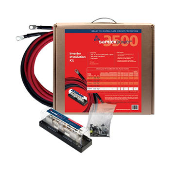 Samlex DC-3500-KIT 3.5kW Inverter Installation Kit w/ 10ft Heavy Duty Cable & 400A Fuse Assembly