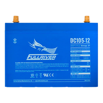 Fullriver DC Series DC105-12 105Ah 12VDC Sealed Deep Cycle AGM Battery