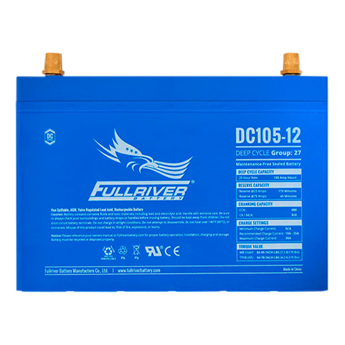 Fullriver DC Series DC105-12 105Ah 12VDC Sealed Deep Cycle AGM Battery