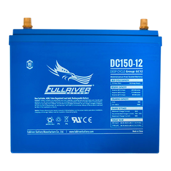 Fullriver DC Series DC150-12 150Ah 12VDC Sealed Deep Cycle AGM Battery
