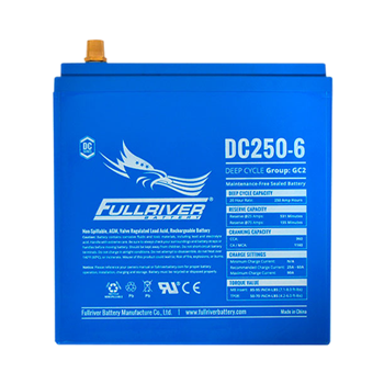 Fullriver DC Series DC250-6 250Ah 6VDC Sealed Deep Cycle AGM Battery