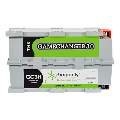 Dragonfly Energy DFGC3H 270Ah 12VDC GC3 Heated Lithium Iron Phosphate (LiFePO4) Deep Cycle Battery