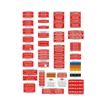 Dual Rack DR-LABEL-PKG NEC 2017 Label Package