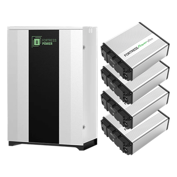 Fortress Power DuraRack DURARACK-4-EFLEX IP65 Rated Enclosure w/ (4) 5.4kWh eFlex Lithium Batteries