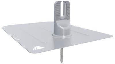 Ironridge FF2-01-M1 > FlashFoot2 Roof Attachment with Cap-foot, Mill Finish