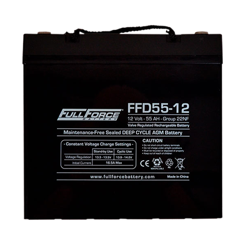 Fullriver Full Series FFD55-12 55Ah 12VDC Sealed Deep Cycle AGM Battery