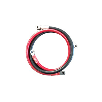 OutBack Power FLEXware FW-CABLE250-36R 250A 36-inch 4/0 AWG DC Ring Terminal Cable w/ Red Heat Shrink